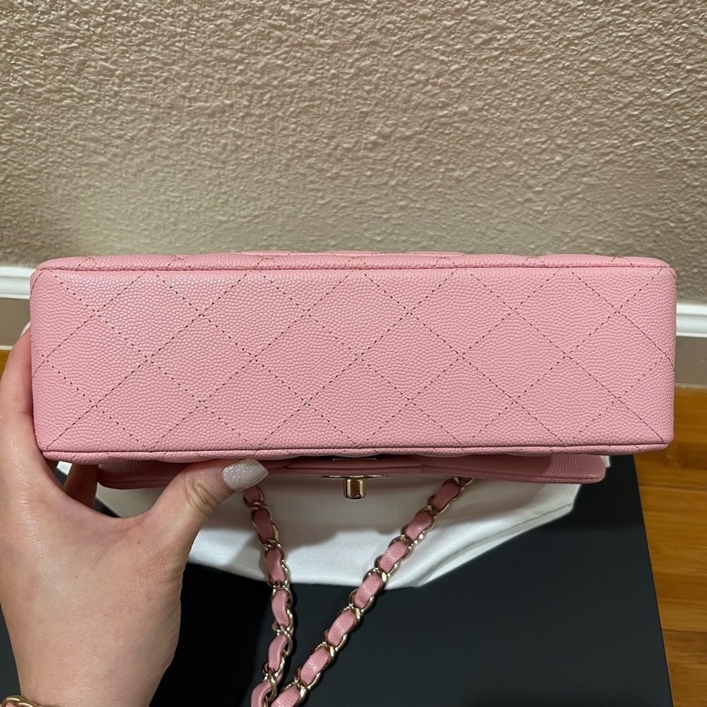 Chanel Small Classic Flap 22C pink caviar - Picture 4 of 11